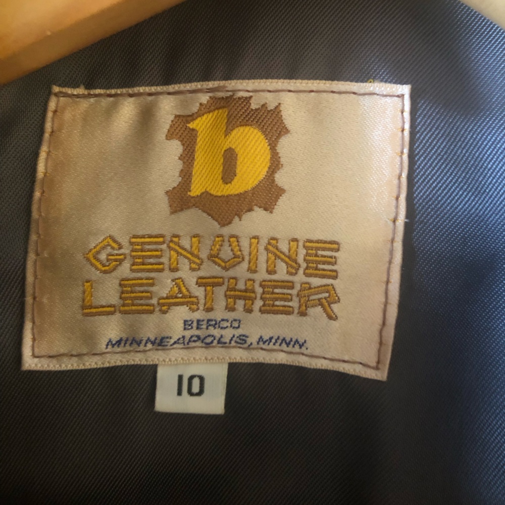 Vintage Genuine iconic fringe suede Leather Jacket -fits like small Sz 8 - Picture 2 of 7